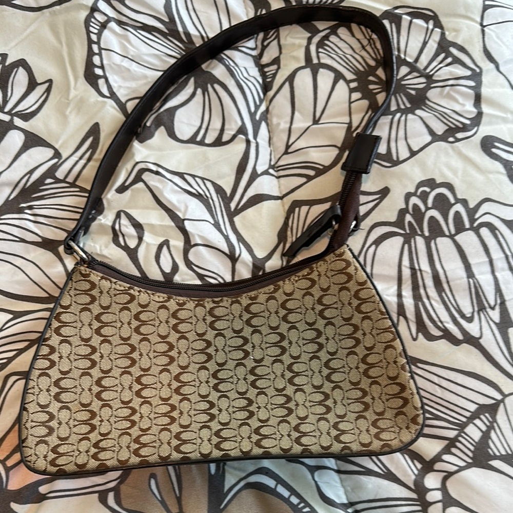 Brown Monogram Shoulder Bag